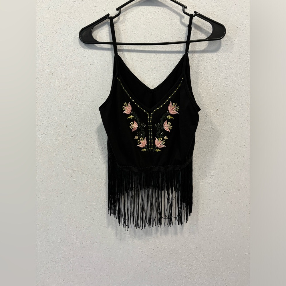 SHEIN fringed tank